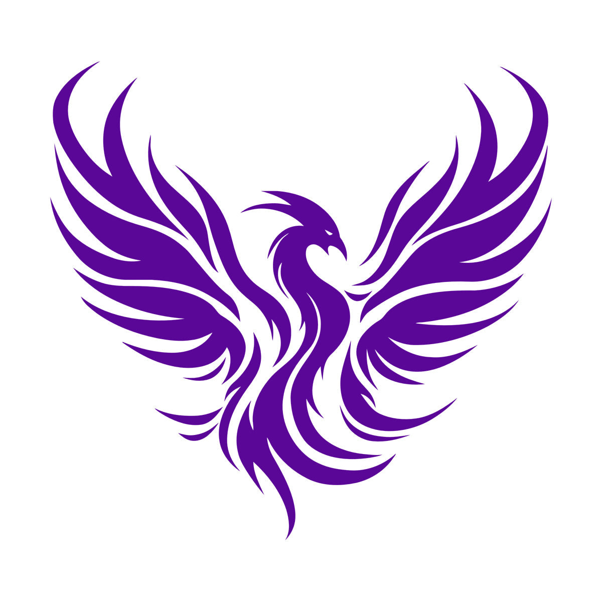 Wall Stickers Paster Paper Phoenix Rising Flying Bird Tattoo Waterproof