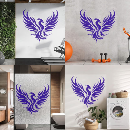 Wall Stickers Paster Paper Phoenix Rising Flying Bird Tattoo Waterproof