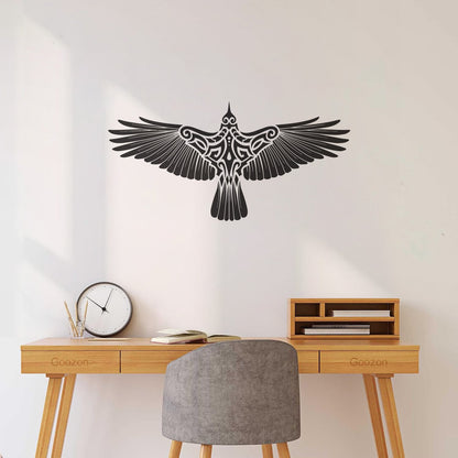 Engraving Decals Scandinavian Eagle Flying Bird Large Wings Multi Color Selection