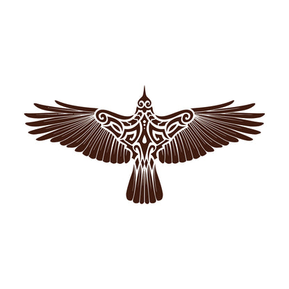 Engraving Decals Scandinavian Eagle Flying Bird Large Wings Multi Color Selection