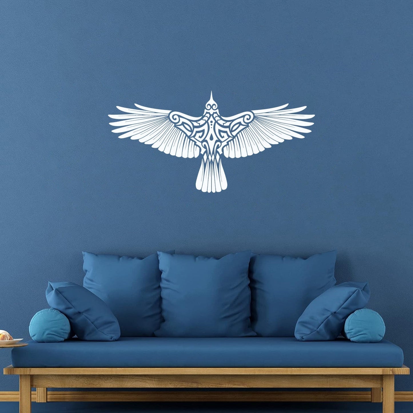 Engraving Decals Scandinavian Eagle Flying Bird Large Wings Multi Color Selection
