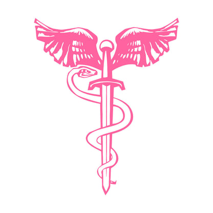 Lettering Decals Snake Bird Wings Sword Dagger Mythology Symbol Art Decoration