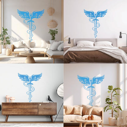 Lettering Decals Snake Bird Wings Sword Dagger Mythology Symbol Art Decoration