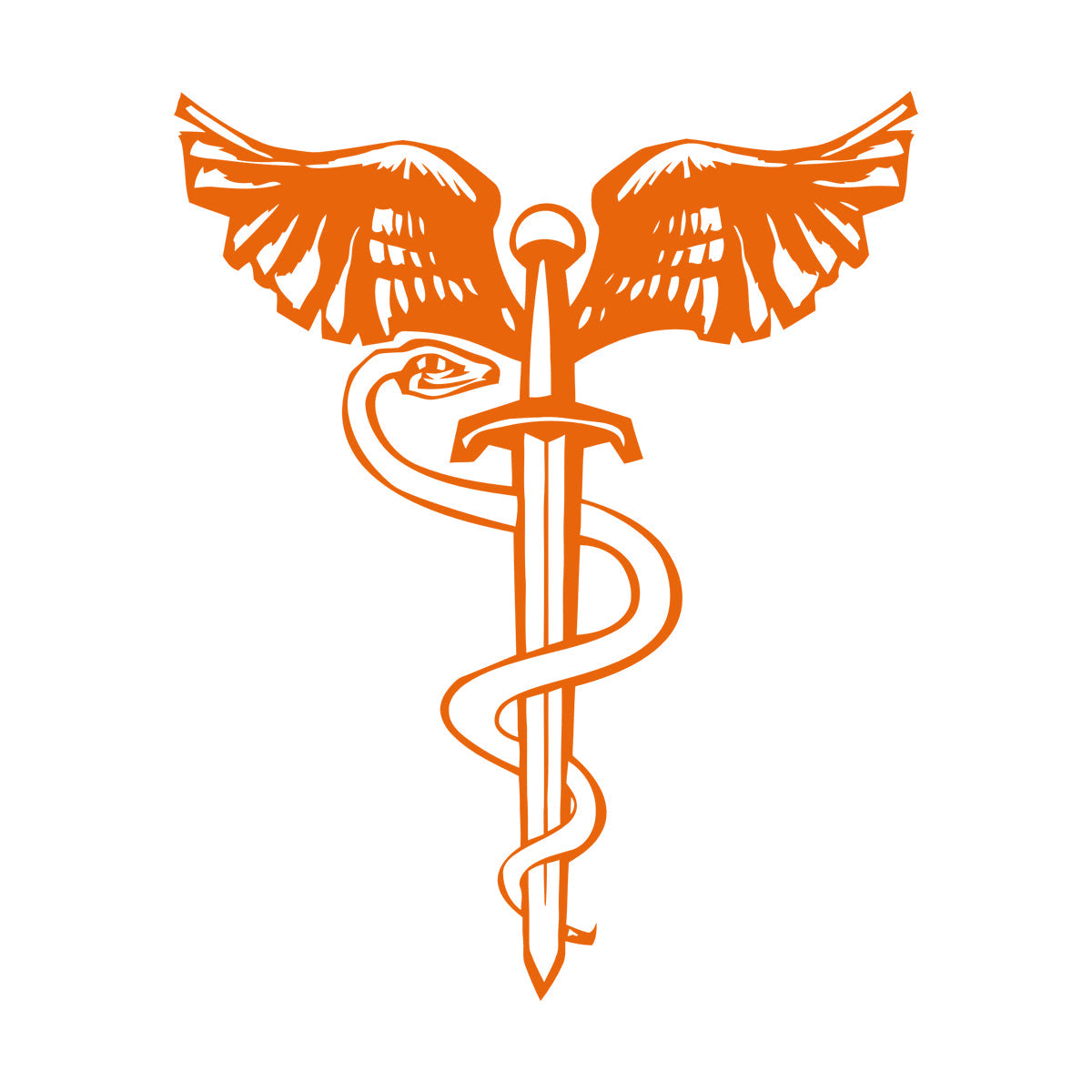 Lettering Decals Snake Bird Wings Sword Dagger Mythology Symbol Art Decoration