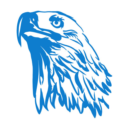 Fine Carving Stickers Tribal Bird Abstract Eagle Head Feathers Equipped With Transfer Film Kit