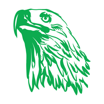 Fine Carving Stickers Tribal Bird Abstract Eagle Head Feathers Equipped With Transfer Film Kit