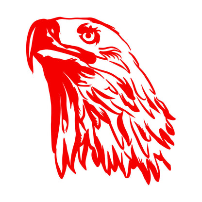 Fine Carving Stickers Tribal Bird Abstract Eagle Head Feathers Equipped With Transfer Film Kit