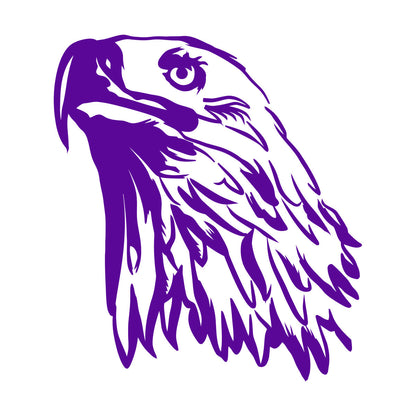 Fine Carving Stickers Tribal Bird Abstract Eagle Head Feathers Equipped With Transfer Film Kit