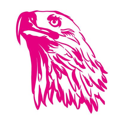 Fine Carving Stickers Tribal Bird Abstract Eagle Head Feathers Equipped With Transfer Film Kit