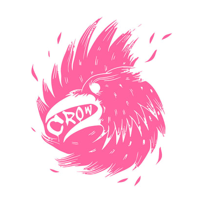 Wall Decals Pvc Bird Beak Crow Wing Feathers Multiple Size Options