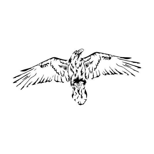 Wall Decals Bird Hawk Eagle Wings Flight Can Modify And Add Information