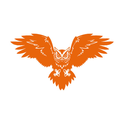 Mural And Wall Vinyl Decal Bird Owl Predator Claws Wings Flying Wisdom Car Body Decoration