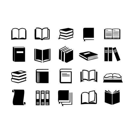 Many Books Library Collection Book Store Wall Stickers Paster Paper Art Mural Painting