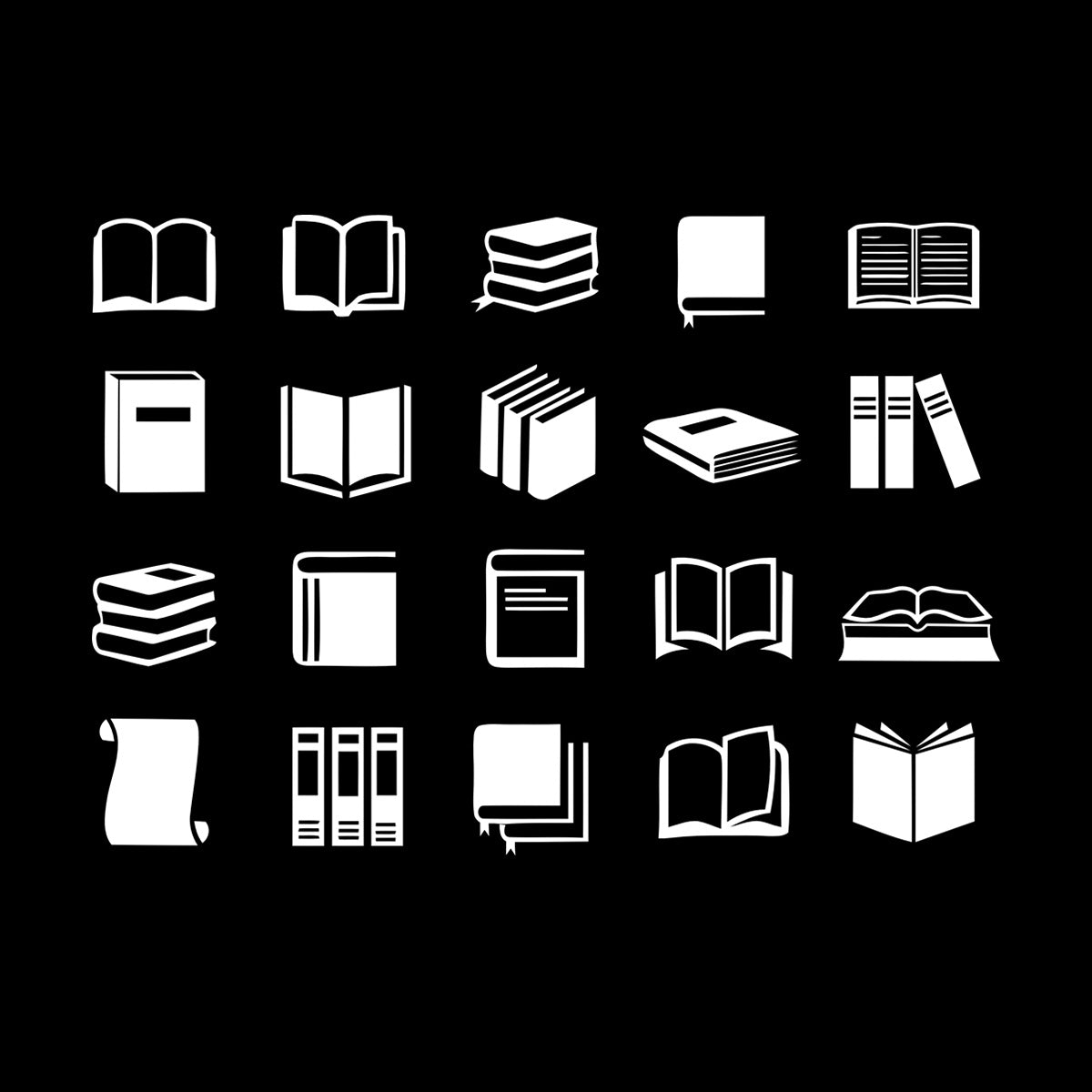 Many Books Library Collection Book Store Wall Stickers Paster Paper Art Mural Painting