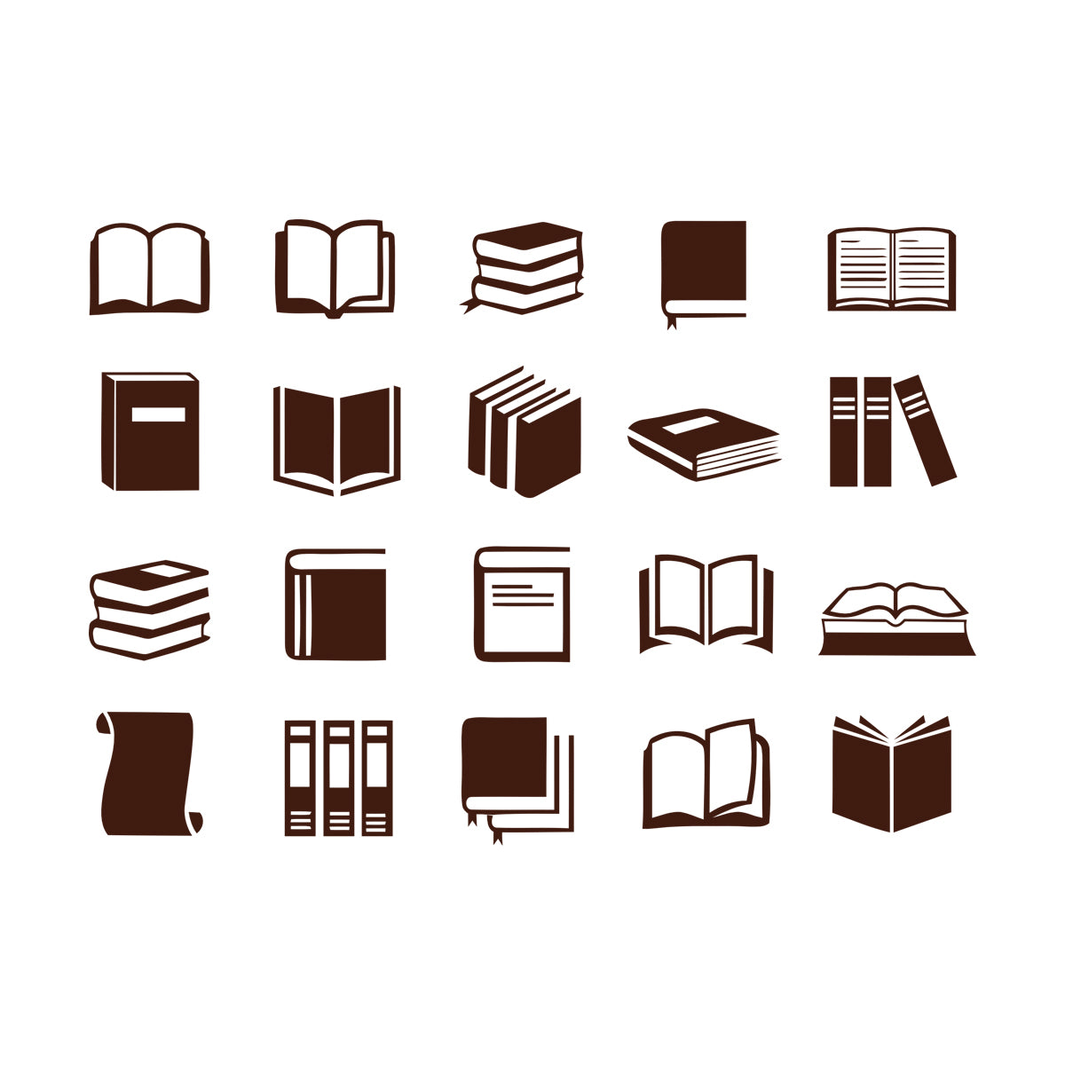 Many Books Library Collection Book Store Wall Stickers Paster Paper Art Mural Painting