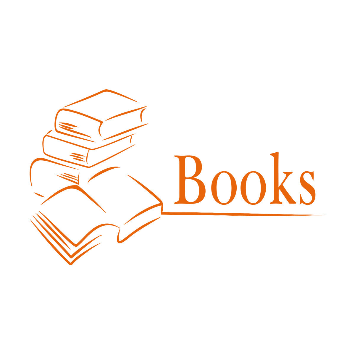 Fine Carving Decals Books Library Bookstore Bookworm School Personalized Customization