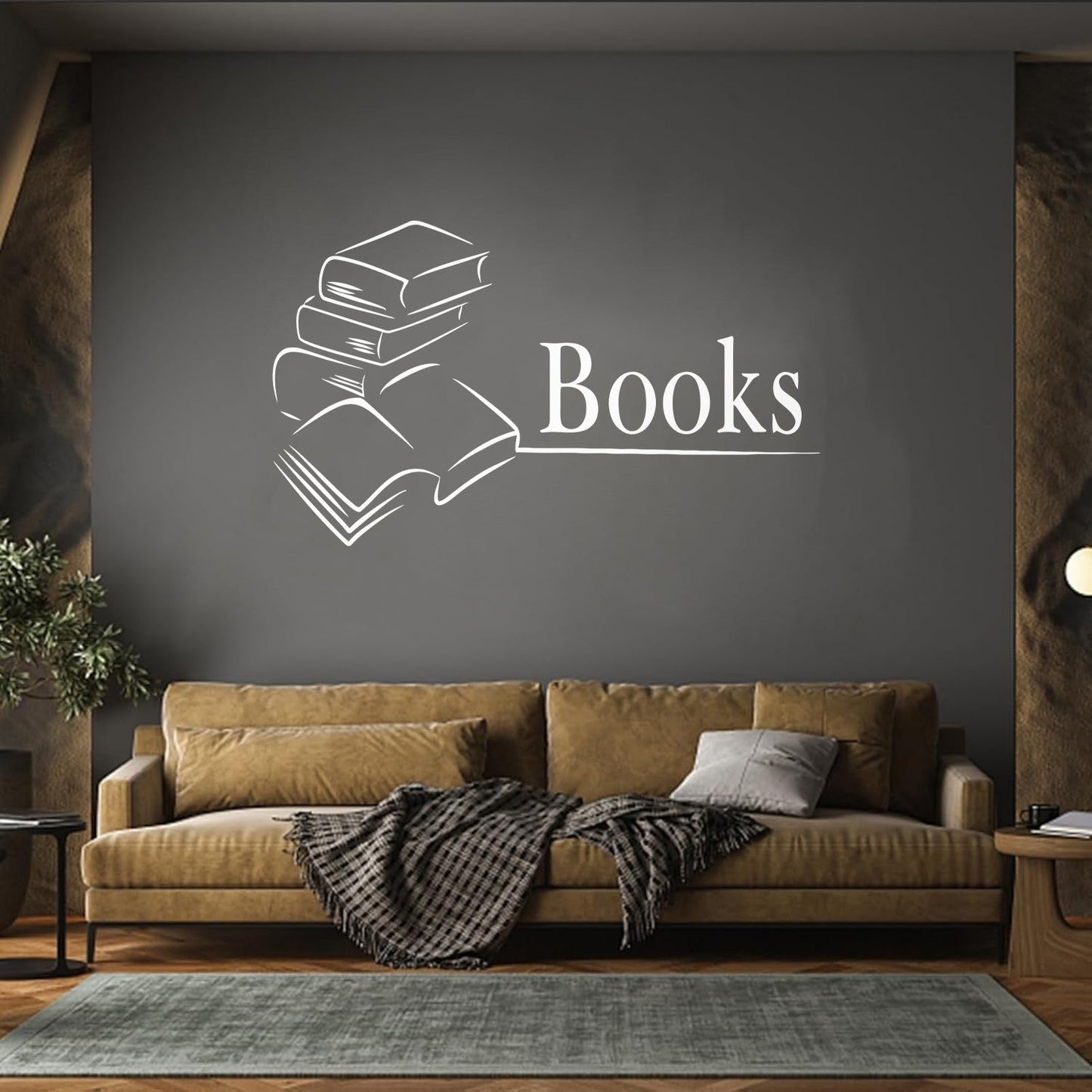 Fine Carving Decals Books Library Bookstore Bookworm School Personalized Customization