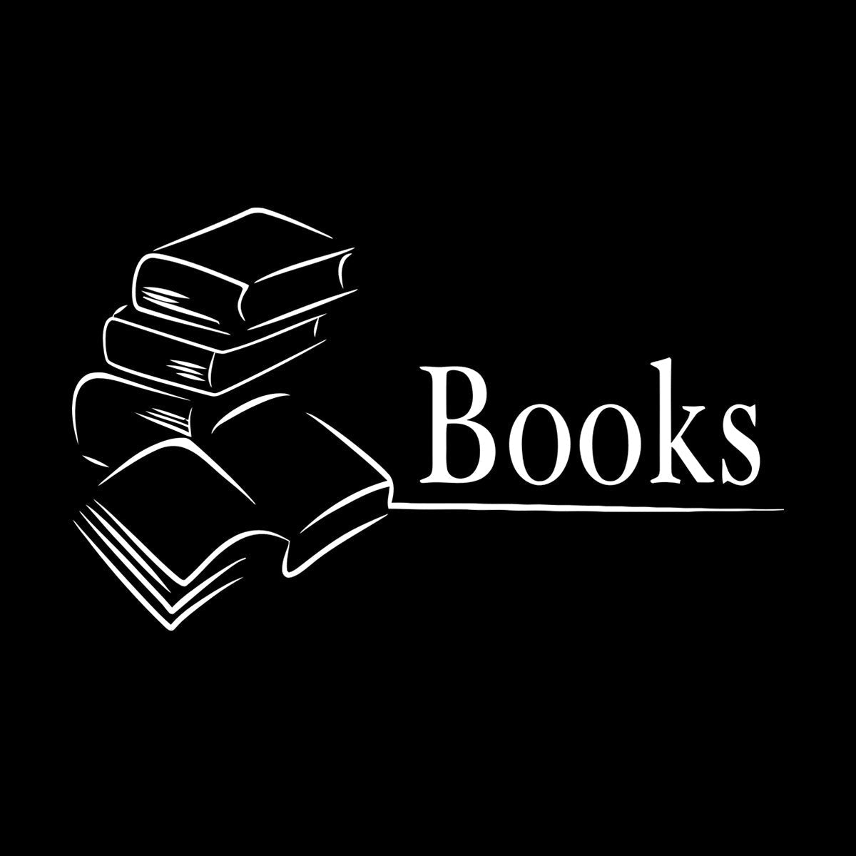 Fine Carving Decals Books Library Bookstore Bookworm School Personalized Customization