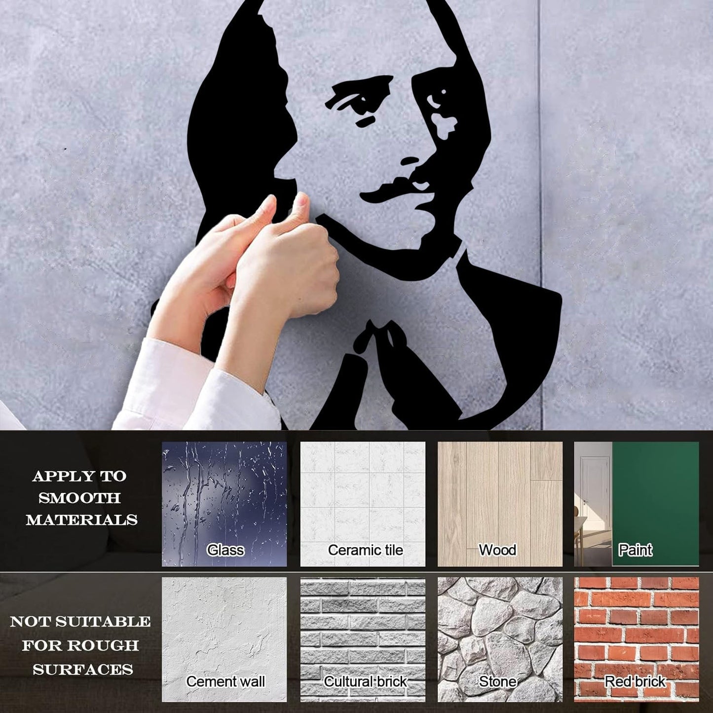 Vinyl Art Sticker William Shakespeare Writer Poet Literature Book Can Modify And Add Information