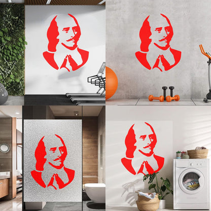 Vinyl Art Sticker William Shakespeare Writer Poet Literature Book Can Modify And Add Information