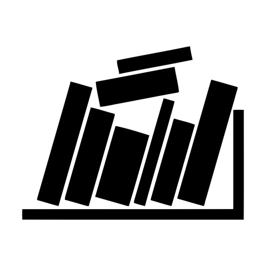 Vinyl Wall Decals Bookshelf Books Reading Bookstore Home Glass Stickers