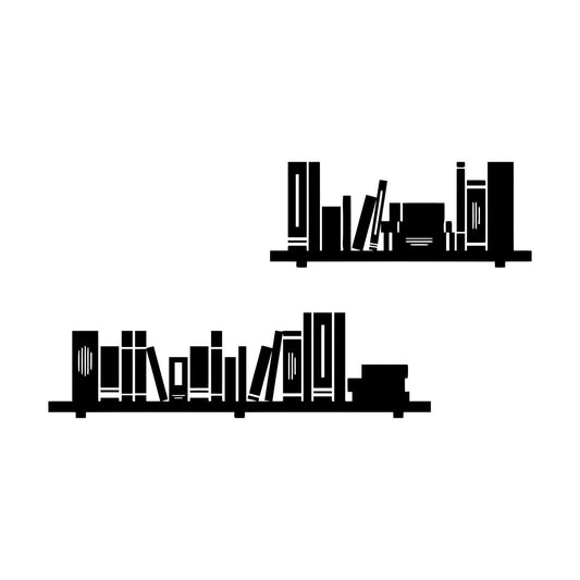 Engraving Stickers Books Library Bookshelf Reading Room Art Mural Painting