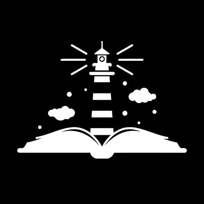 Wall Decals Paster Paper Lighthouse Book Kids School Can Modify And Add Information