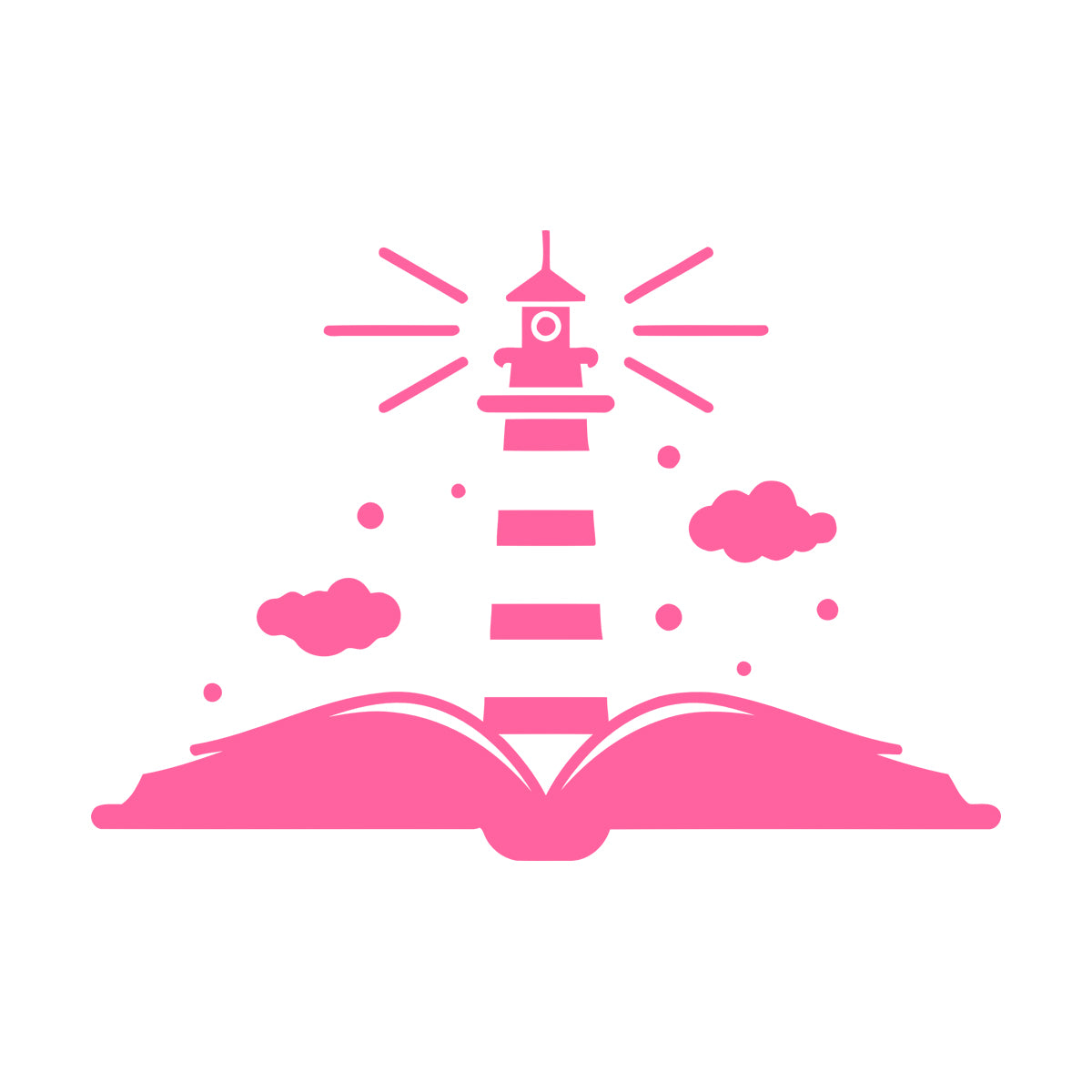 Wall Decals Paster Paper Lighthouse Book Kids School Can Modify And Add Information