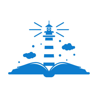 Wall Decals Paster Paper Lighthouse Book Kids School Can Modify And Add Information