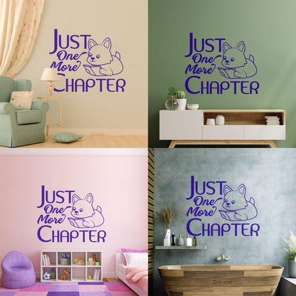 Lettering Decals Reading Books Love Pets Quote Bookworm Art Decoration