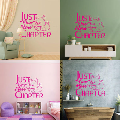 Lettering Decals Reading Books Love Pets Quote Bookworm Art Decoration