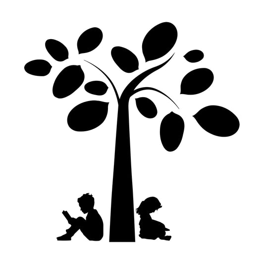 School Classroom Readers Tree Books Library Lettering Decals It Won'T Fall Off