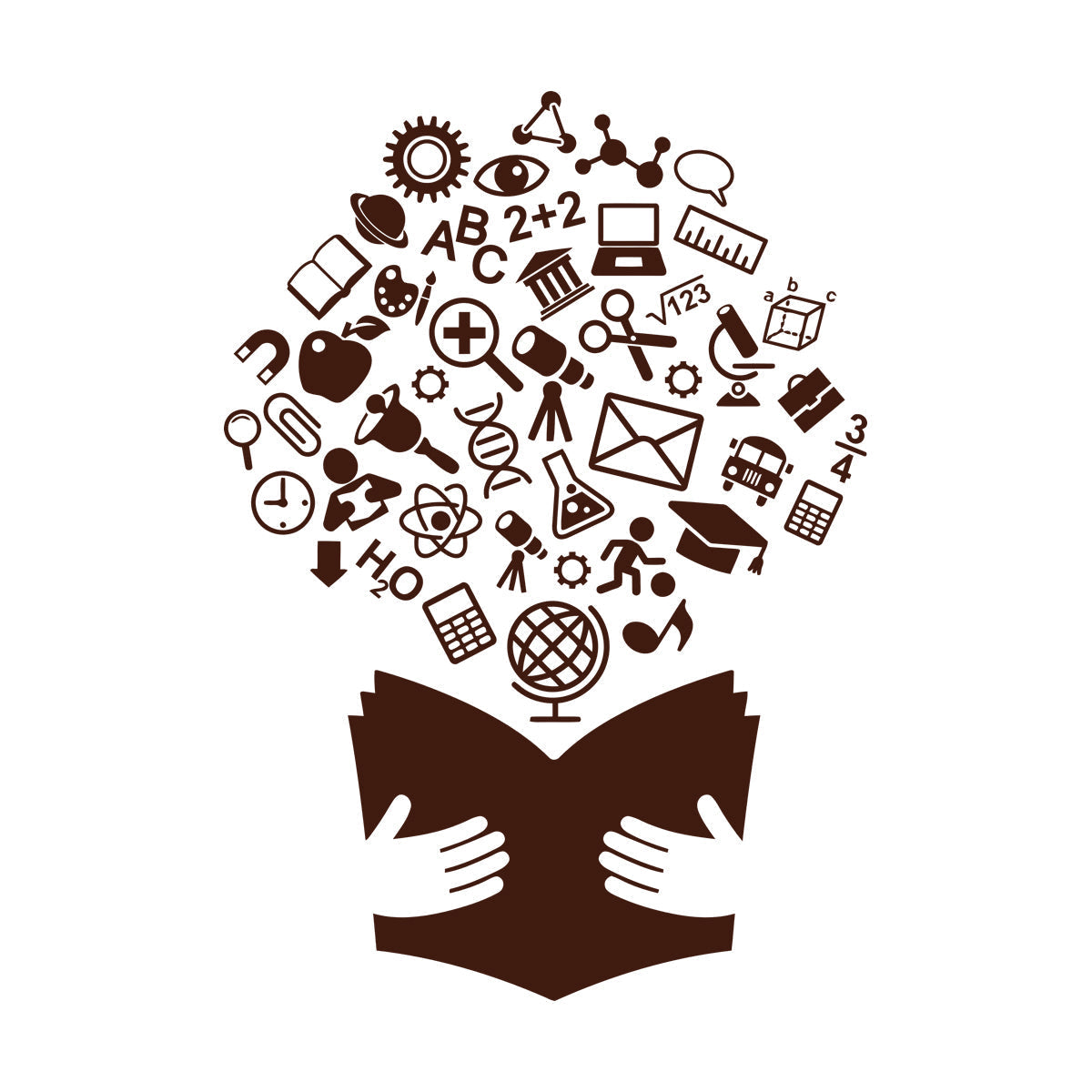 Wall Decals Paster Paper School Textbook Book Science Classroom Art Decoration