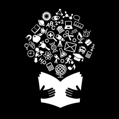 Wall Decals Paster Paper School Textbook Book Science Classroom Art Decoration