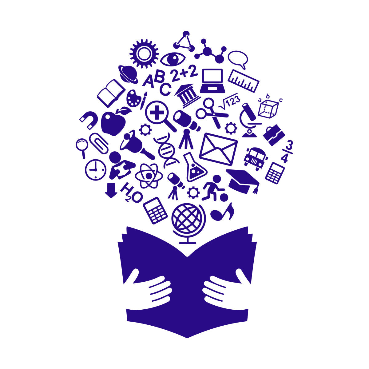 Wall Decals Paster Paper School Textbook Book Science Classroom Art Decoration