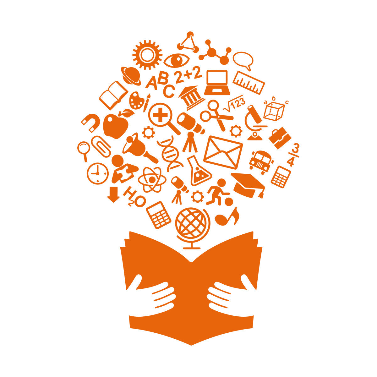 Wall Decals Paster Paper School Textbook Book Science Classroom Art Decoration