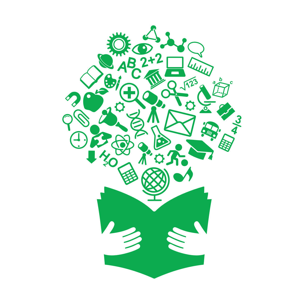 Wall Decals Paster Paper School Textbook Book Science Classroom Art Decoration