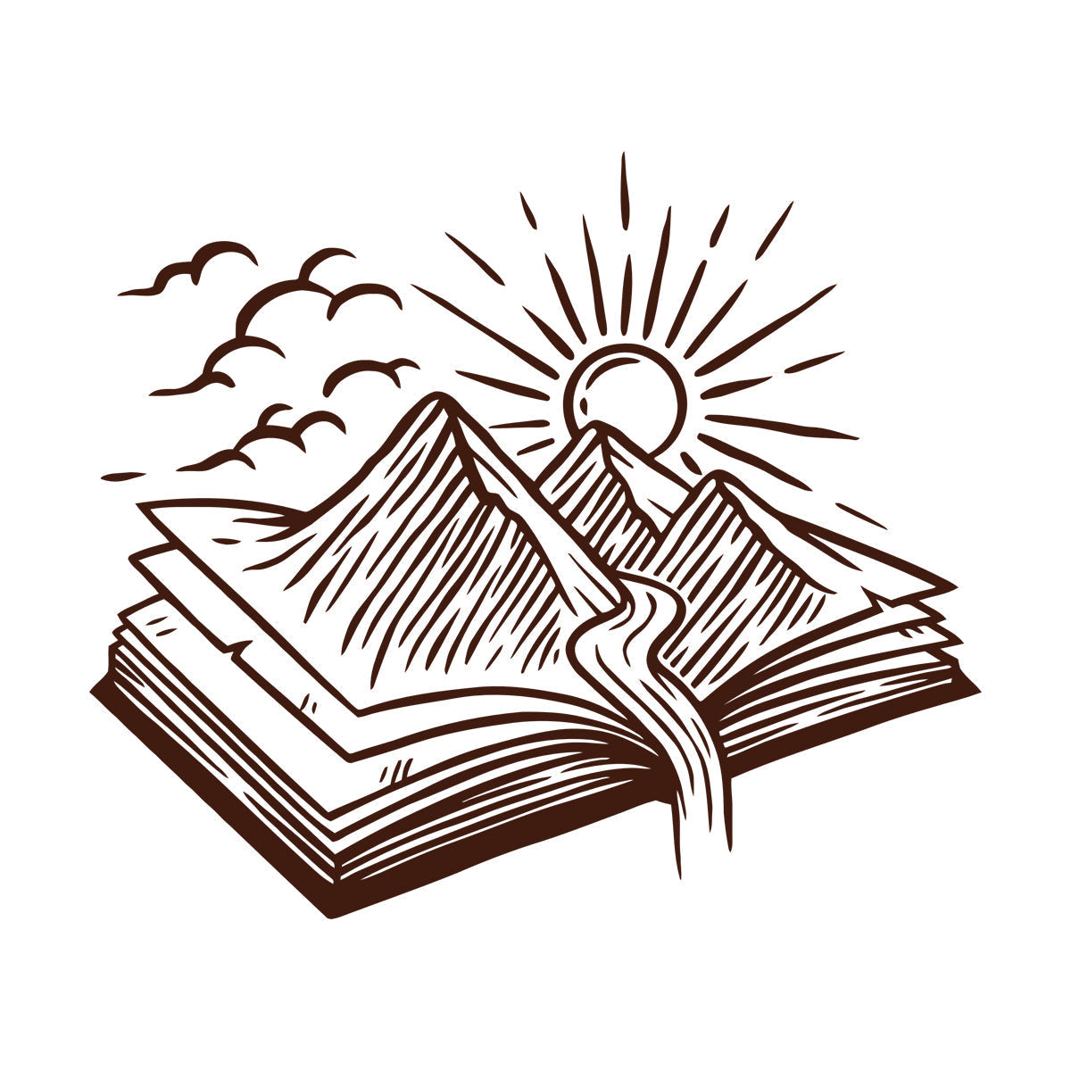 Engraving Stickers Table Teen Book World Natural Adventure Easy Installation