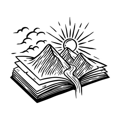 Engraving Stickers Table Teen Book World Natural Adventure Easy Installation