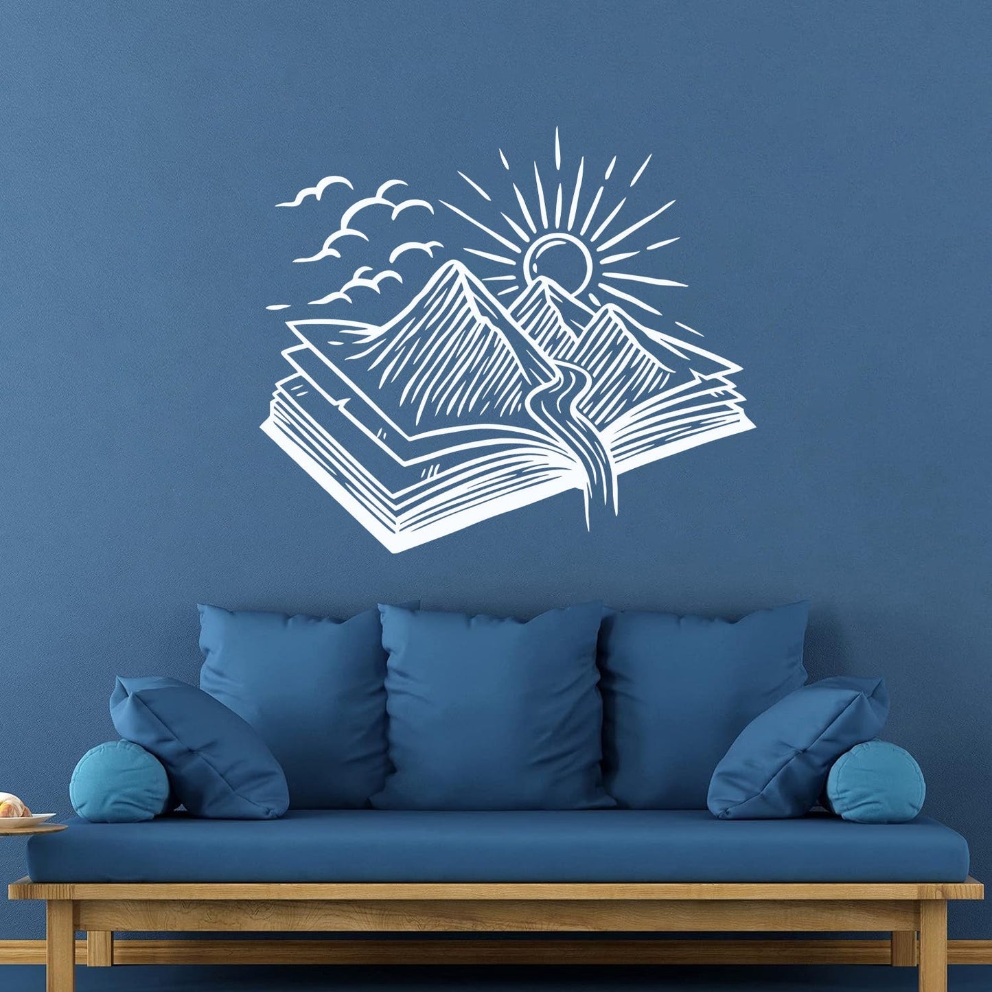 Engraving Stickers Table Teen Book World Natural Adventure Easy Installation