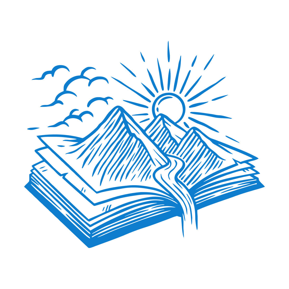 Engraving Stickers Table Teen Book World Natural Adventure Easy Installation