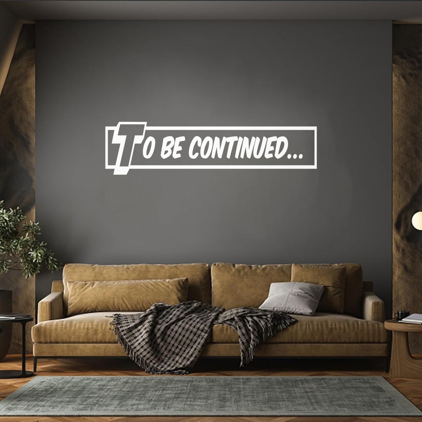 To Be Continued Comics Library Book Kids Teen Wall Decals Pvc Multiple Size Options
