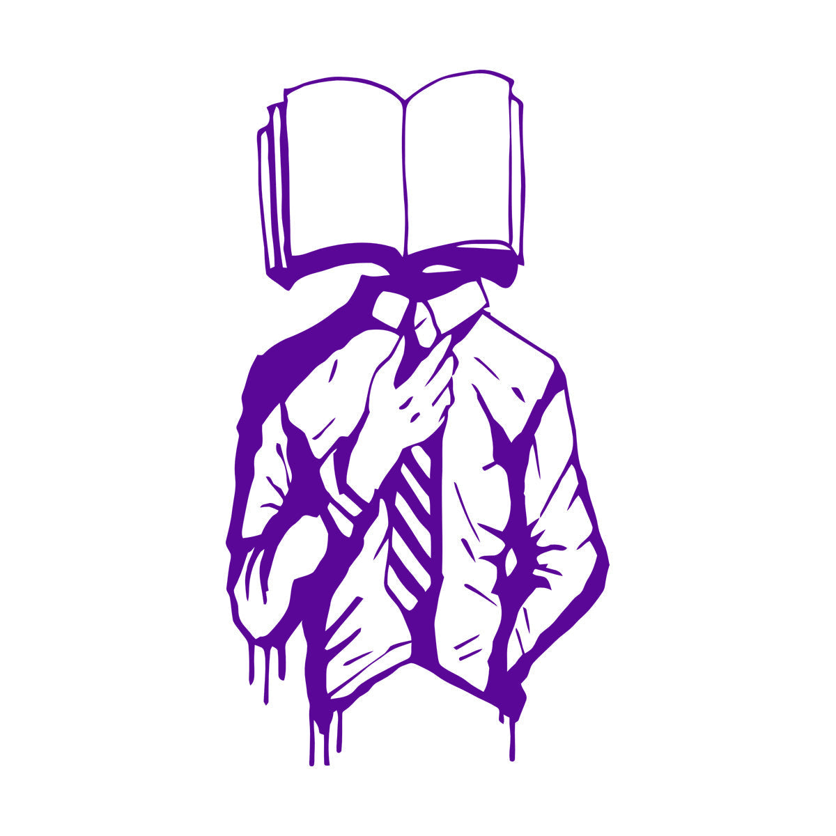 Vinyl Wall Stickers Walking Dictionary Library Book Lover Store Student Personalized Customization