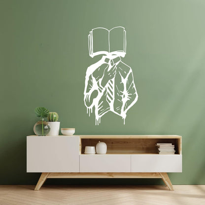 Vinyl Wall Stickers Walking Dictionary Library Book Lover Store Student Personalized Customization