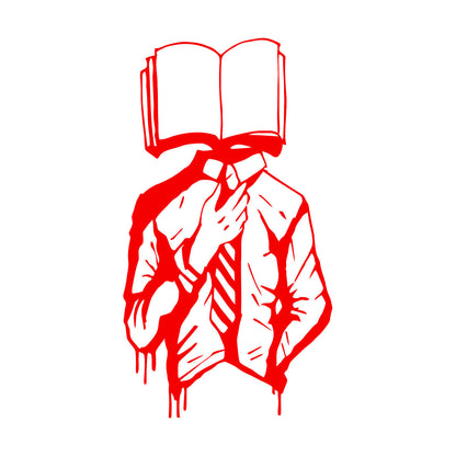 Vinyl Wall Stickers Walking Dictionary Library Book Lover Store Student Personalized Customization