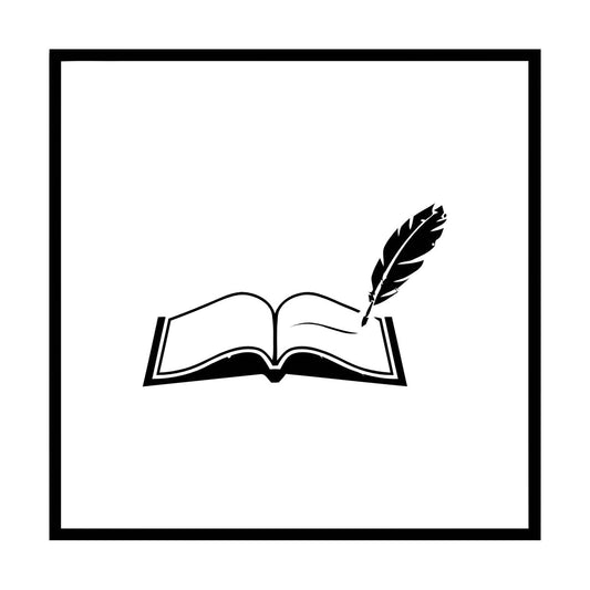 Engraving Stickers Book And Pen Reading Library Do Not Damage The Wall Surface