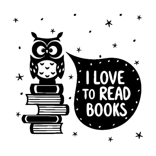 I Love Read Books Quotes Wall Stickers Paster Paper Art Decoration