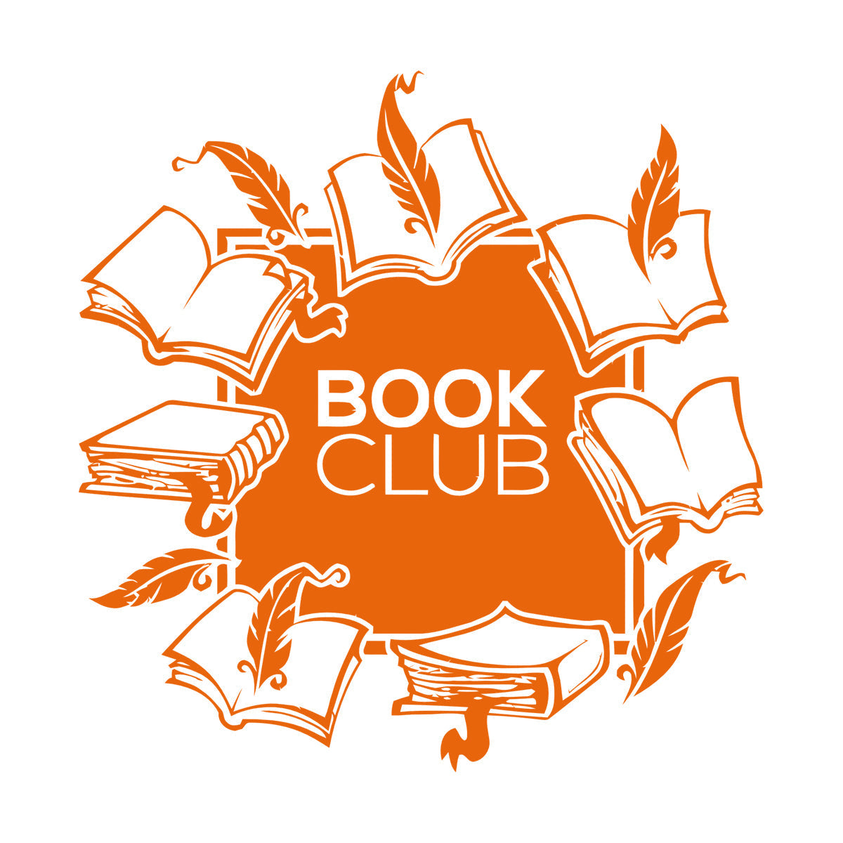 Vintage Edition Book Guill Book Club Engraving Stickers Tattoo Culture