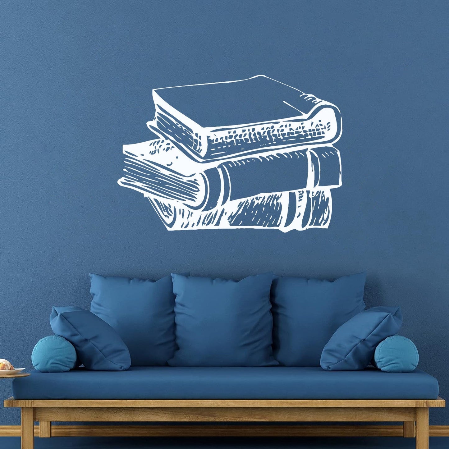 Lettering Decals Vintage Edition Book Book Shop Removable Without Leaving Glue