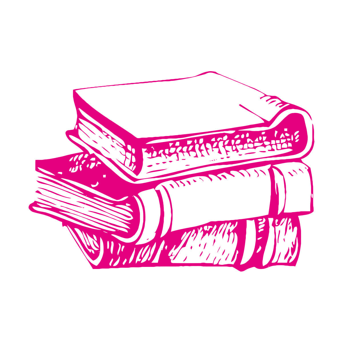 Lettering Decals Vintage Edition Book Book Shop Removable Without Leaving Glue